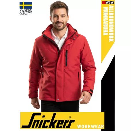 Snickers ALLROUNDWORK CHILIRED bélelt technikai 100% vízálló télikabát - munkaruha