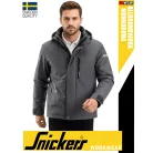 Snickers ALLROUNDWORK STONEGREY bélelt technikai 100% vízálló télikabát - munkaruha