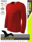   Malfini SLIMFIT RED 100% pamut prémium férfi hosszúujjú póló 160 g/m2 - munkaruha