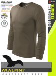   Malfini SLIMFIT ARMY 100% pamut prémium férfi hosszúujjú póló 160 g/m2 - munkaruha