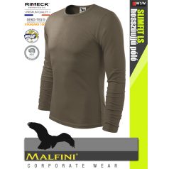   Malfini SLIMFIT ARMY 100% pamut prémium férfi hosszúujjú póló 160 g/m2 - munkaruha