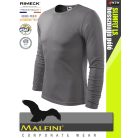 Malfini SLIMFIT STEELGREY 100% pamut prémium férfi hosszúujjú póló 160 g/m2 - munkaruha