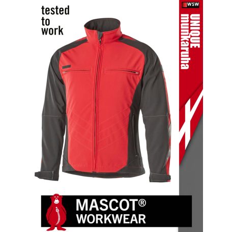 Mascot UNIQUE RED technikai softshell lélegző kabát - munkaruha