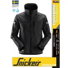   Snickers ALLROUNDWORK BLACK technikai polárbélésű softshell kabát - munkaruha