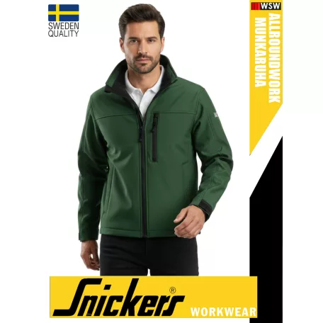 Snickers ALLROUNDWORK FOREST technikai polárbélésű softshell kabát - munkaruha