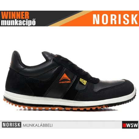 Norisk WINNER RIDER BLACK S3 technikai prémium kompozit munkacipő - munkabakancs