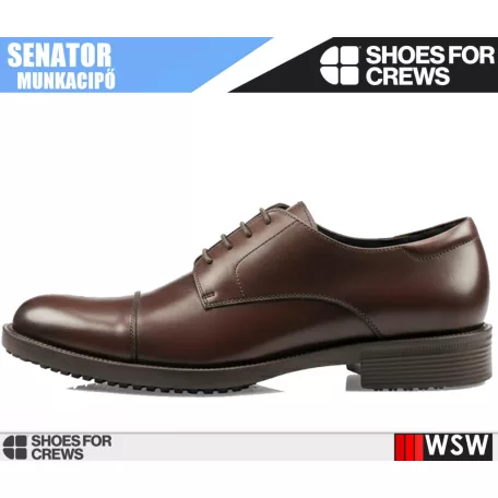 Shoes For Crews SENATOR BROWN OB férfi csúszásmentes munkabakancs - munkacipő