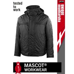 Mascot UNIQUE BLACK technikai téli bélelt kapucnis kabát - munkaruha   Mascot UNIQUE BLACK technikai téli bélelt kapucnis kabát - munkaruha