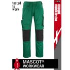 Mascot UNIQUE GREEN technikai lélegző kopásálló deréknadrág - munkaruha