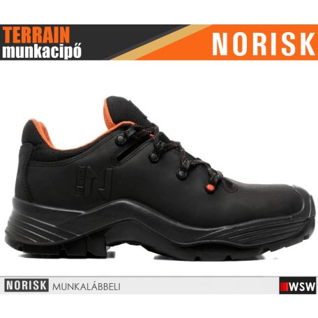 Norisk TERRAIN SLIDE BLACK S3 technikai prémium kompozit munkacipő - munkabakancs