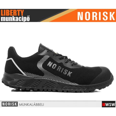Norisk LIBERTY BLACK PANTHER BLACK S3 technikai prémium kompozit munkacipő - munkabakancs