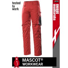   Mascot UNIQUE RED technikai kevertszálas kopásálló deréknadrág - munkaruha