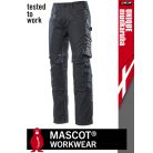 Mascot UNIQUE BLACK technikai térdprotektoros kopásálló deréknadrág - munkaruha