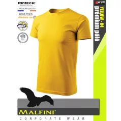  Malfini BASIC YELLOW 100% pamut prémium póló 160 g/m2 - munkaruha