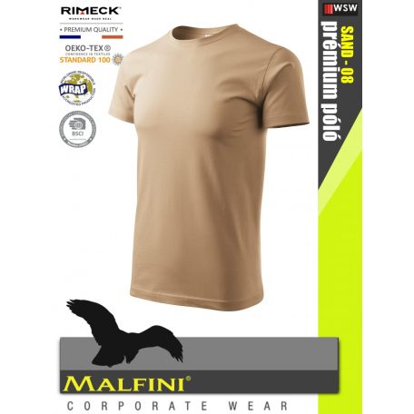 Malfini BASIC SAND 100% pamut prémium póló 160 g/m2 - munkaruha