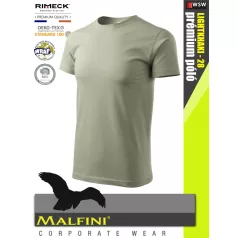   Malfini BASIC LIGHTKHAKI 100% pamut prémium póló 160 g/m2 - munkaruha