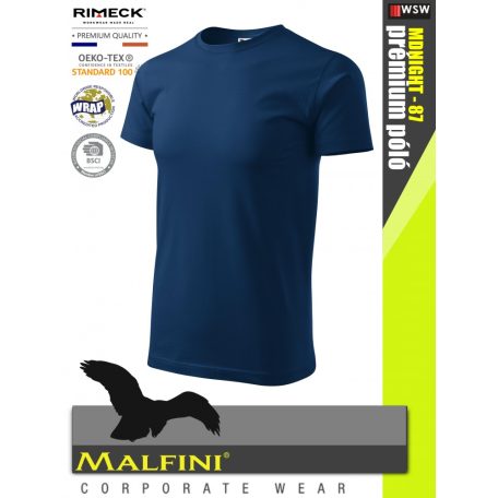 Malfini BASIC MIDNIGHT 100% pamut prémium póló 160 g/m2 - munkaruha