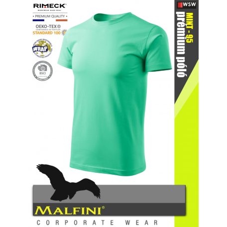 Malfini BASIC MINT 100% pamut prémium póló 160 g/m2 - munkaruha