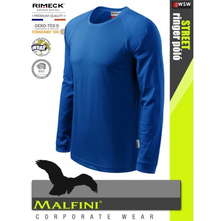 Malfini STREET ROYAL 100% pamut prémium férfi hosszúujjú póló 180 g/m2 - munkaruha
