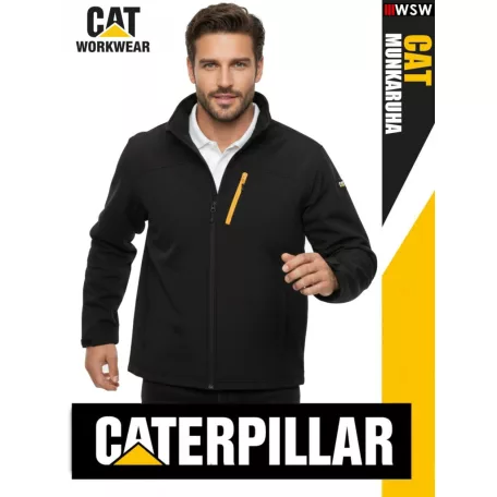Cterpillar CAT BLACK technikai softshell kabát - munkaruha