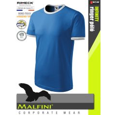   Malfini INFINITY AZURE 100% pamut prémium férfi ringer póló 180 g/m2 - munkaruha