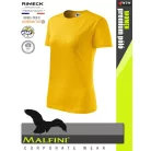 Malfini CLASSIC YELLOW 100% pamut prémium női póló 150 g/m2 - munkaruha