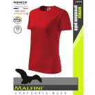 Malfini CLASSIC RED 100% pamut prémium női póló 150 g/m2 - munkaruha