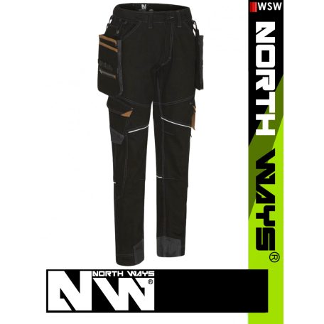North Ways SACHA technikai rugalmas stretch pamut deréknadrág  - munkaruha