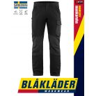 Blåkläder INDUSTRY BLACKDARKGREY technikai stretch slim rugalmas szervíznadrág - Blaklader munkaruha