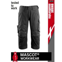   Mascot UNIQUE BLACK technikai ¾-es kopásálló rövidnadrág - munkaruha