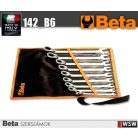 6 részes csillag-villáskulcs készlet irányváltós racsnival műanyag tasakban_142_B6