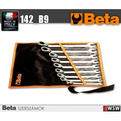 9 részes csillag-villáskulcs készlet irányváltós racsnival műanyag tasakban_142_B9