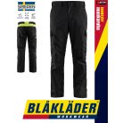 Blåkläder INDUSTRY BLACKYELLOW technikai kevertszálas munkanadrág - Blaklader munkaruha