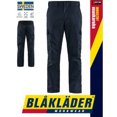   Blåkläder INDUSTRY DARKNAVY technikai kevertszálas munkanadrág térdprotektor tartóval - Blaklader munkaruha