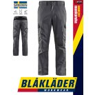 Blåkläder INDUSTRY MIDGREY technikai kevertszálas munkanadrág térdprotektor tartóval - Blaklader munkaruha