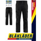 Blåkläder INDUSTRY BLACK technikai kevertszálas munkanadrág térdprotektor tartóval - Blaklader munkaruha