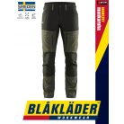 Blåkläder INDUSTRY DARKOLIVE technikai stretch slim rugalmas deréknadrág - Blaklader munkaruha