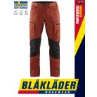 Blåkläder INDUSTRY BURNEDRED technikai kevertszálas deréknadrág - Blaklader munkaruha