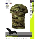 Malfini CAMOFLAGE GREEN gyerek prémium pamut póló - munkaruha