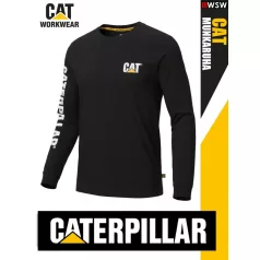   Cterpillar CAT BLACK technikai prémium hosszúujjú környakas póló - munkaruha
