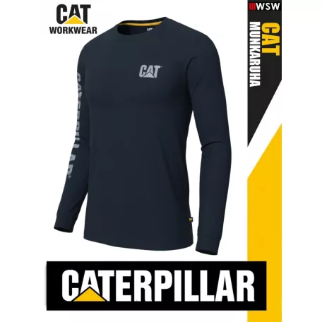 Cterpillar CAT NAVY technikai prémium hosszúujjú környakas póló - munkaruha