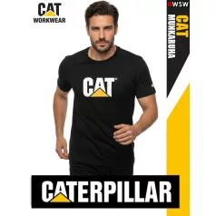   Caterpillar CAT BLACK technikai prémium környakas póló - munkaruha