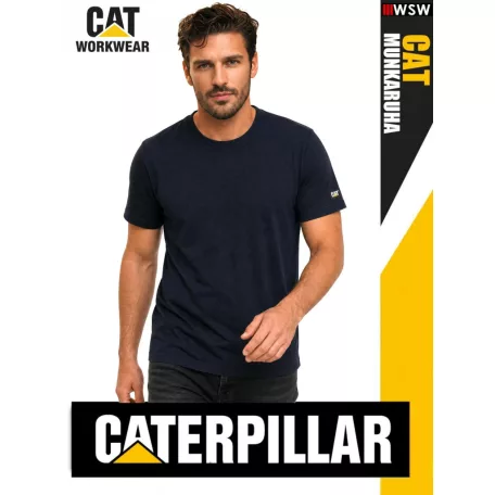 Caterpillar CAT NAVY technikai prémium környakas póló - munkaruha