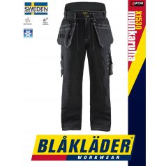   Blåkläder CRAFTSMEN BLACK pamut technikai bélelt deréknadrág - Blaklader munkaruha