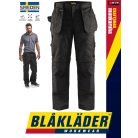 Blåkläder CRAFTSMEN BLACK kevertszálas technikai lezippzározható szárú munkanadrág - Blaklader munkaruha