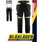 Blåkläder CRAFTSMEN BLACKYELLOW kevertszálas technikai deréknadrág - Blaklader munkaruha