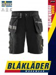   Blåkläder CRAFTSMEN X1500 BLACK öko-textil technikai rövidnadrág - Blakleder munkaruha