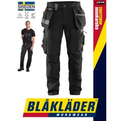   Blåkläder CRAFTSMEN BLACK kevertszálas lengőzsebes technikai munkanadrág - Blaklader munkaruha