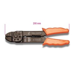 Saruzófogó nem szigetelt kábelsarukhoz, könnyített kivitel, műanyag szárral_1603