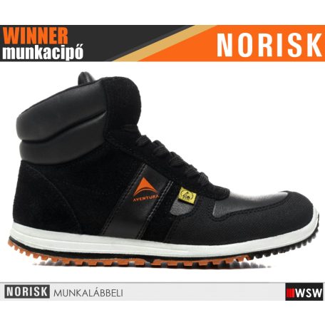 Norisk WINNER JUMPER BLACK S3 technikai prémium kompozit munkacipő - munkabakancs